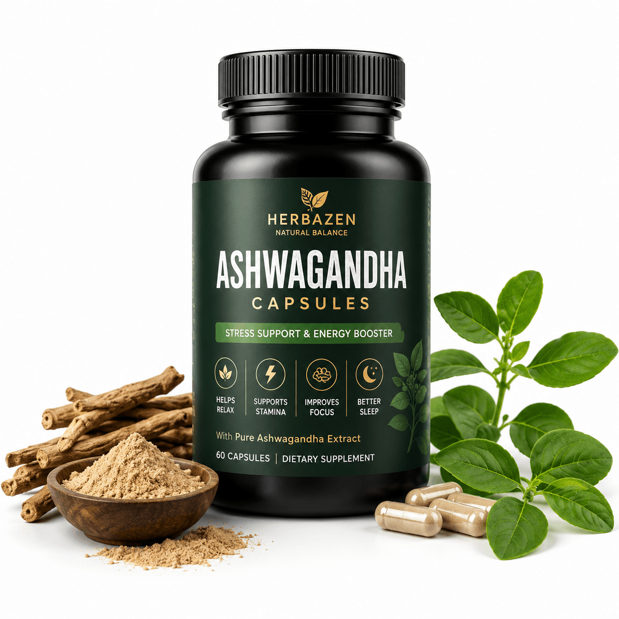 HerbaZen Ashwagandha Capsules