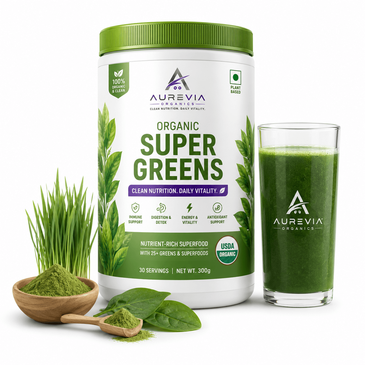 Aurevia Organic Super Greens